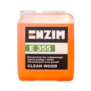 Enzim E355 – koncentrat do codziennego mycia podłóg i mebli drewnianych oraz paneli CLEAN WOOD