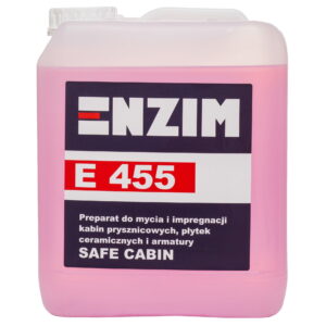 Enzim E455 – Preparat do mycia i impregnacji kabin prysznicowych, płytek ceramicznych i armatury łazienkowej SAFE CABIN